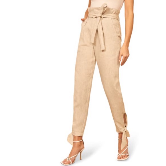 Reformation Norman Pant - Oatmeal - Picture 3 of 7